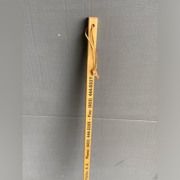 Vtg Littleton New Hampshire Robotech Doyle Log Measuring Square Yard Stick - Picture 9 of 15